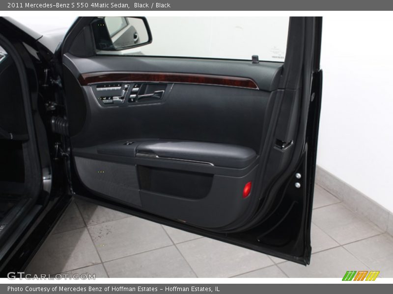 Black / Black 2011 Mercedes-Benz S 550 4Matic Sedan