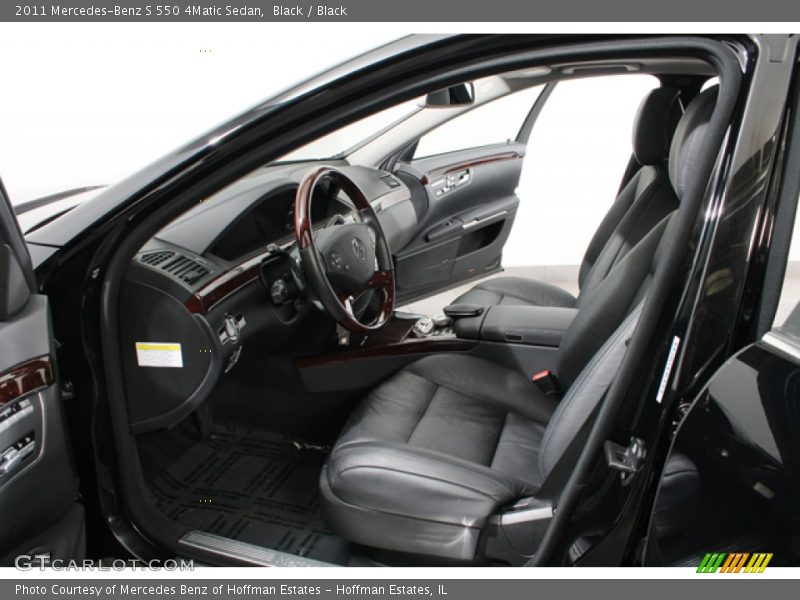 Black / Black 2011 Mercedes-Benz S 550 4Matic Sedan