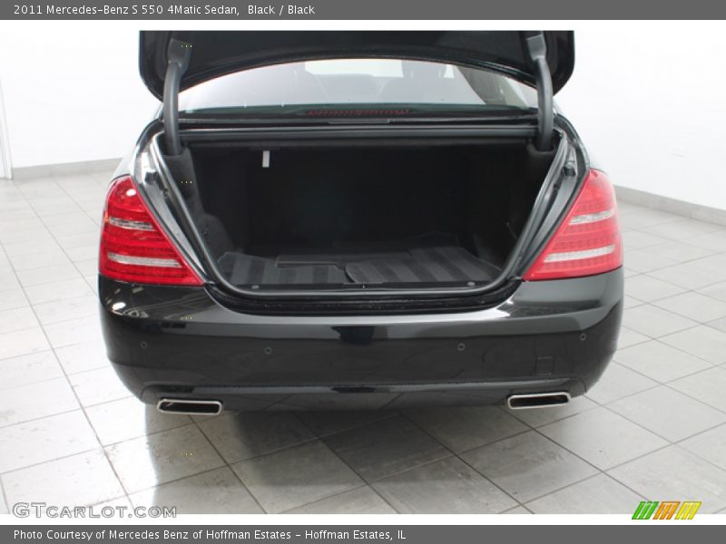 Black / Black 2011 Mercedes-Benz S 550 4Matic Sedan