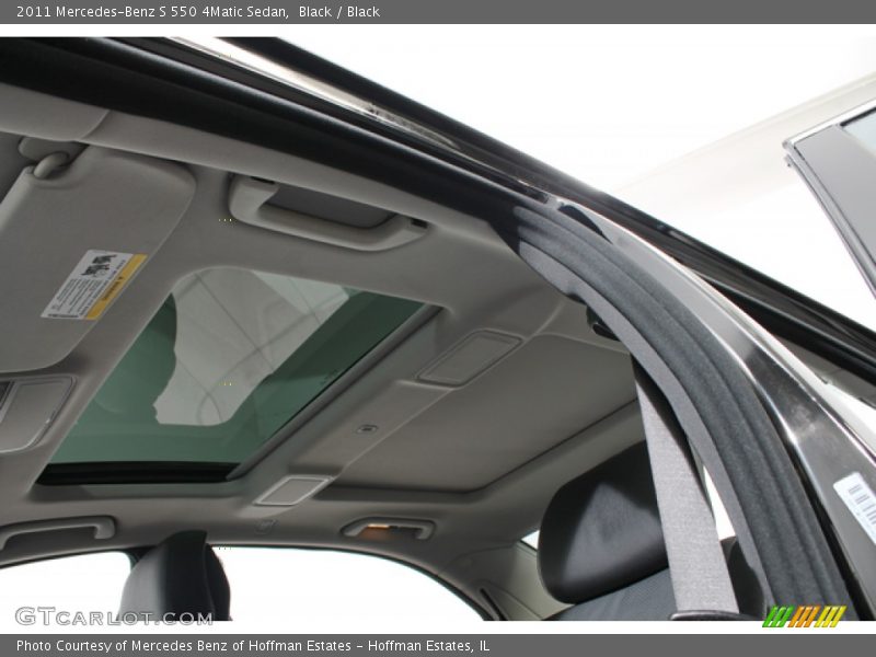 Black / Black 2011 Mercedes-Benz S 550 4Matic Sedan
