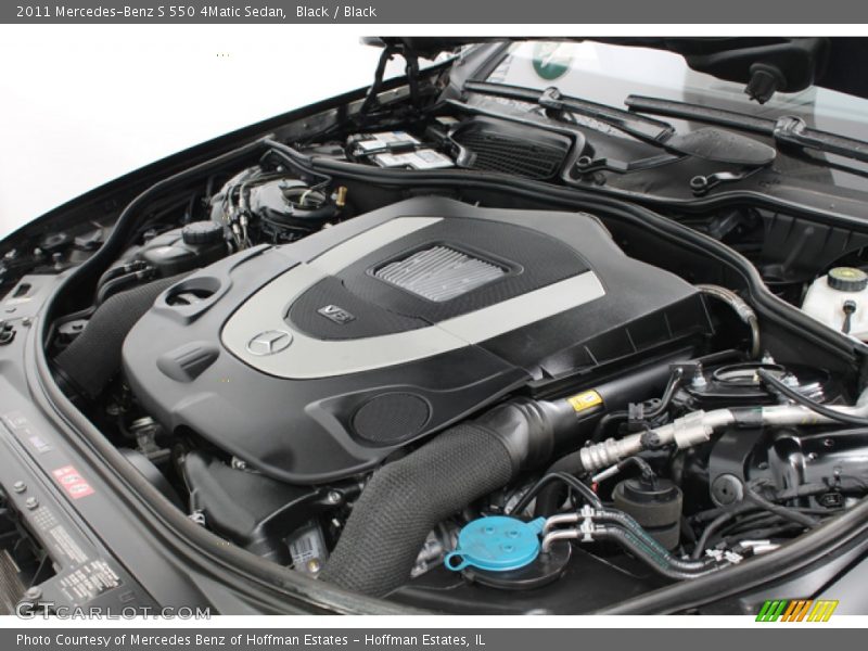 Black / Black 2011 Mercedes-Benz S 550 4Matic Sedan
