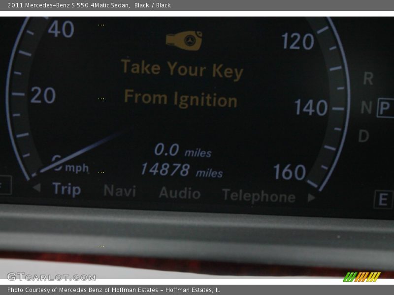 Black / Black 2011 Mercedes-Benz S 550 4Matic Sedan
