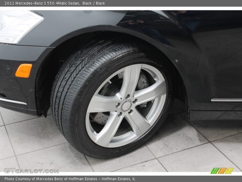 Black / Black 2011 Mercedes-Benz S 550 4Matic Sedan