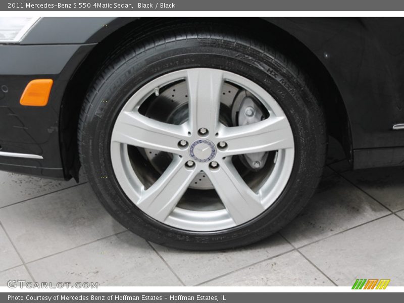 Black / Black 2011 Mercedes-Benz S 550 4Matic Sedan