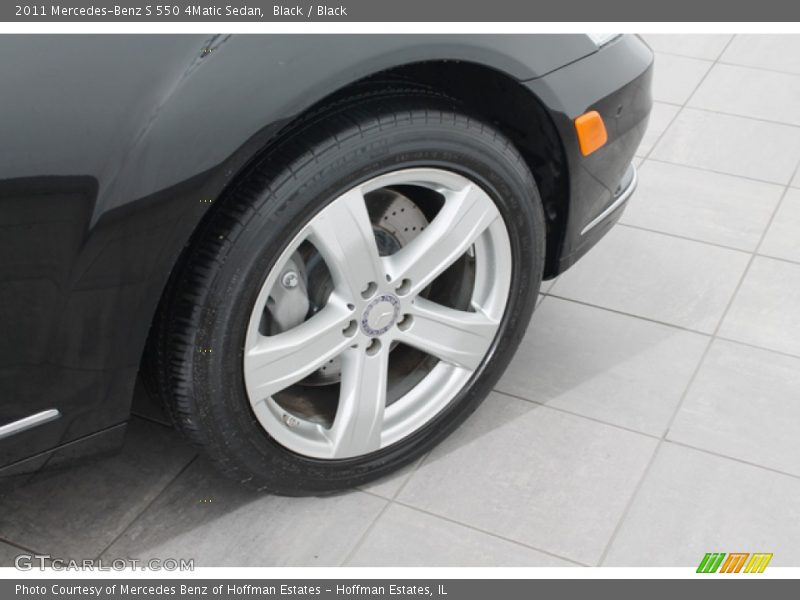 Black / Black 2011 Mercedes-Benz S 550 4Matic Sedan