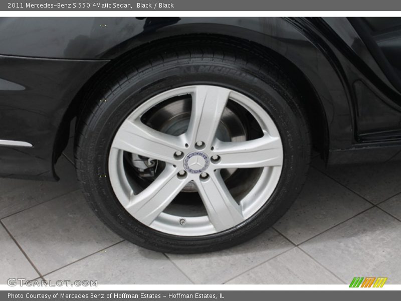 Black / Black 2011 Mercedes-Benz S 550 4Matic Sedan