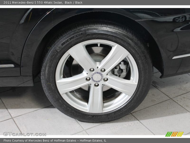 Black / Black 2011 Mercedes-Benz S 550 4Matic Sedan