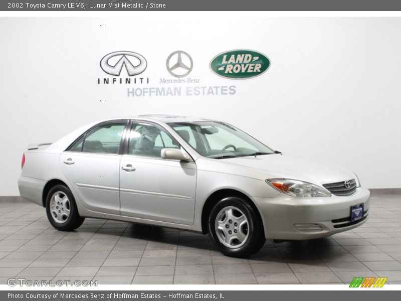 Lunar Mist Metallic / Stone 2002 Toyota Camry LE V6