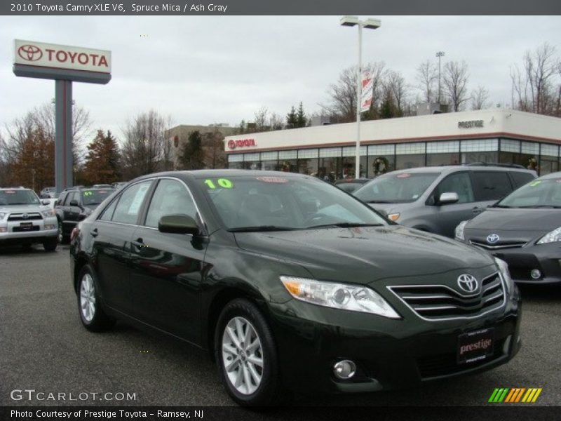 Spruce Mica / Ash Gray 2010 Toyota Camry XLE V6