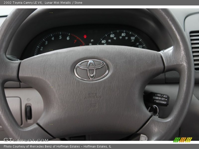 Lunar Mist Metallic / Stone 2002 Toyota Camry LE V6