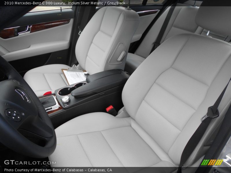 Iridium Silver Metallic / Grey/Black 2010 Mercedes-Benz C 300 Luxury