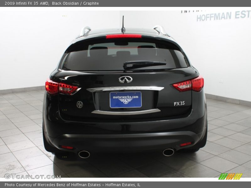 Black Obsidian / Graphite 2009 Infiniti FX 35 AWD