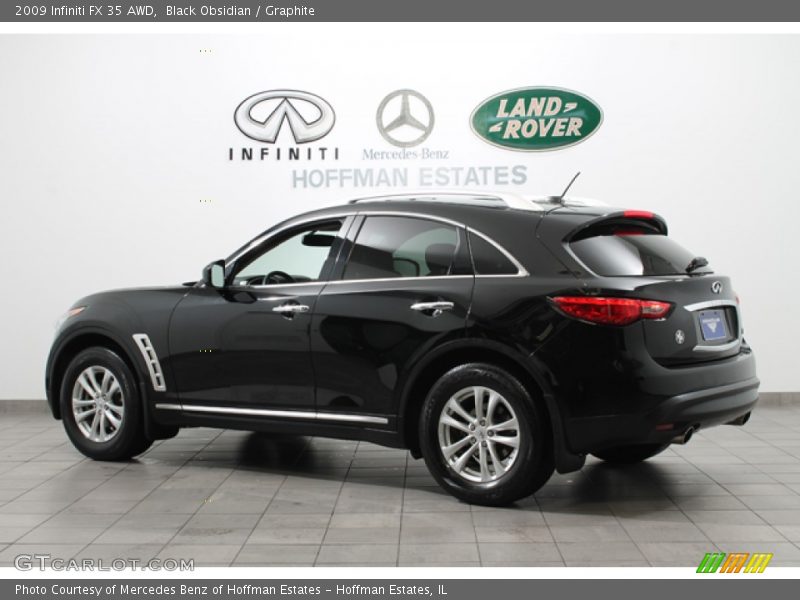 Black Obsidian / Graphite 2009 Infiniti FX 35 AWD