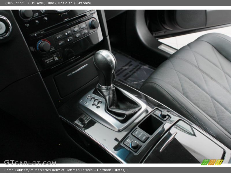 Black Obsidian / Graphite 2009 Infiniti FX 35 AWD