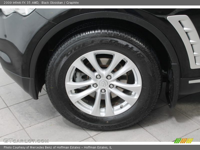 Black Obsidian / Graphite 2009 Infiniti FX 35 AWD
