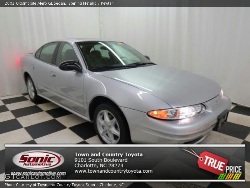 Sterling Metallic / Pewter 2002 Oldsmobile Alero GL Sedan