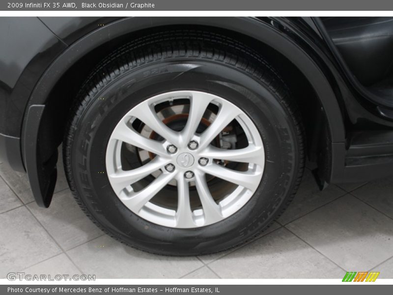 Black Obsidian / Graphite 2009 Infiniti FX 35 AWD