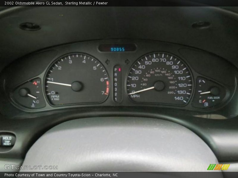 Sterling Metallic / Pewter 2002 Oldsmobile Alero GL Sedan