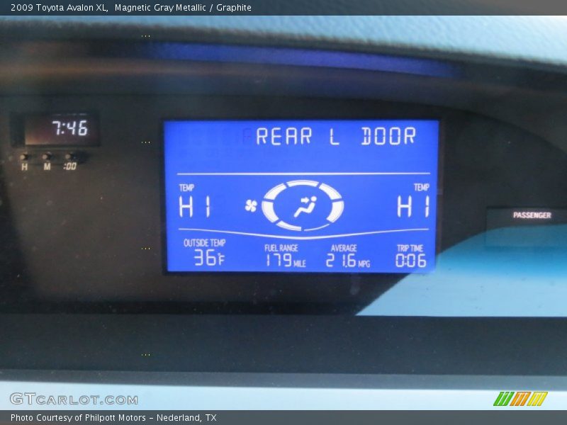 Magnetic Gray Metallic / Graphite 2009 Toyota Avalon XL