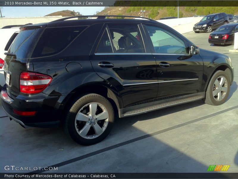 Black / Cashmere 2010 Mercedes-Benz ML 350 4Matic