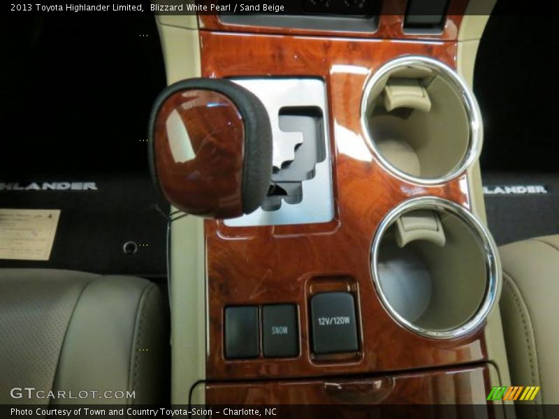 Blizzard White Pearl / Sand Beige 2013 Toyota Highlander Limited