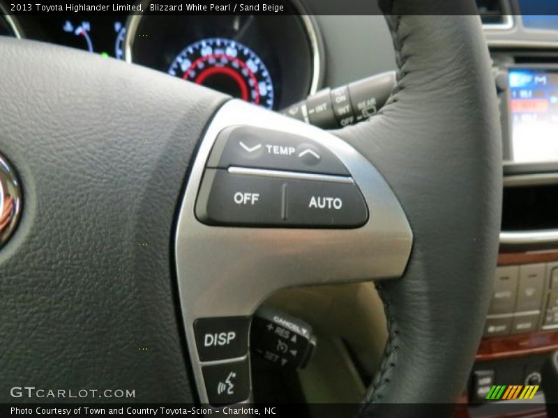 Blizzard White Pearl / Sand Beige 2013 Toyota Highlander Limited