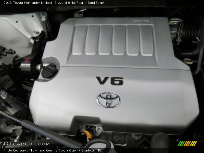 Blizzard White Pearl / Sand Beige 2013 Toyota Highlander Limited