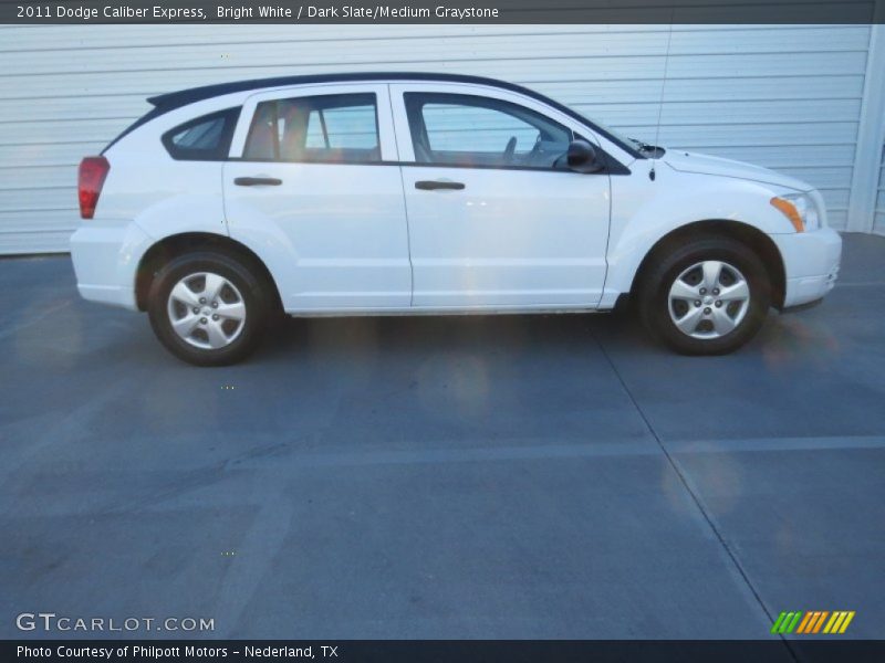 Bright White / Dark Slate/Medium Graystone 2011 Dodge Caliber Express