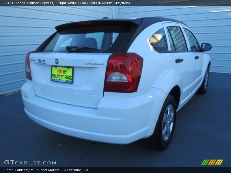 Bright White / Dark Slate/Medium Graystone 2011 Dodge Caliber Express