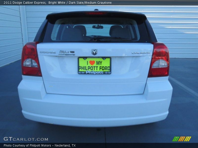 Bright White / Dark Slate/Medium Graystone 2011 Dodge Caliber Express