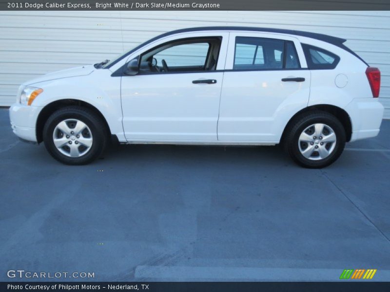 Bright White / Dark Slate/Medium Graystone 2011 Dodge Caliber Express