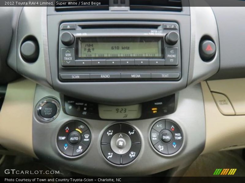 Super White / Sand Beige 2012 Toyota RAV4 Limited