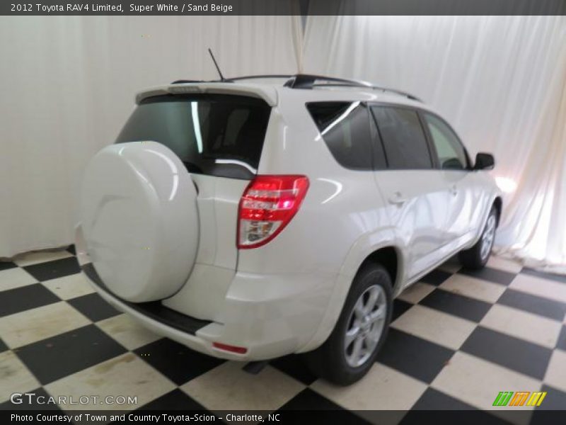 Super White / Sand Beige 2012 Toyota RAV4 Limited