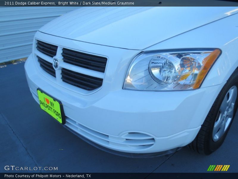 Bright White / Dark Slate/Medium Graystone 2011 Dodge Caliber Express