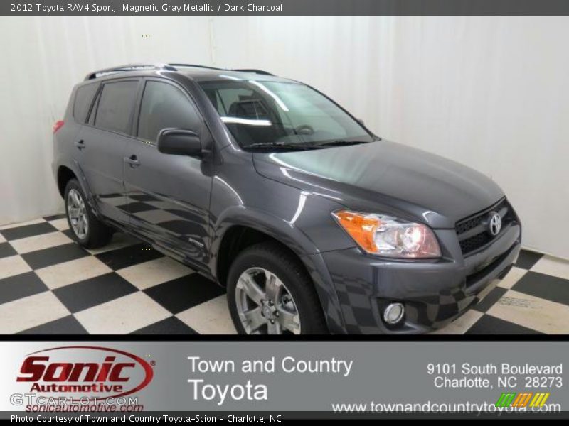 Magnetic Gray Metallic / Dark Charcoal 2012 Toyota RAV4 Sport