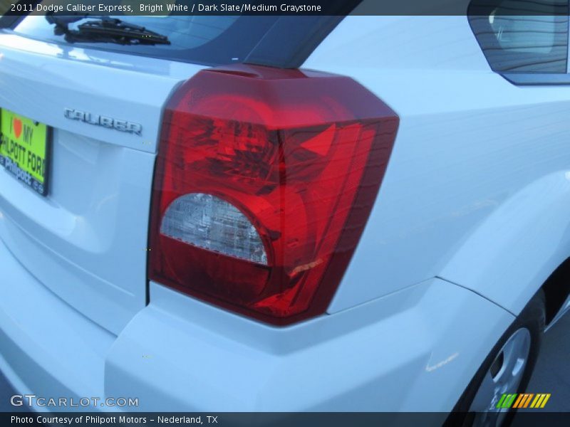 Bright White / Dark Slate/Medium Graystone 2011 Dodge Caliber Express