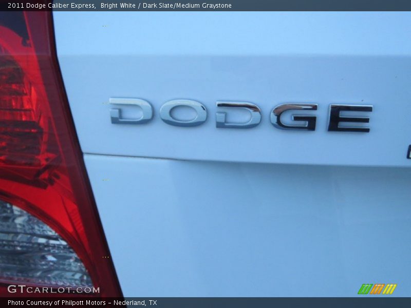 Bright White / Dark Slate/Medium Graystone 2011 Dodge Caliber Express