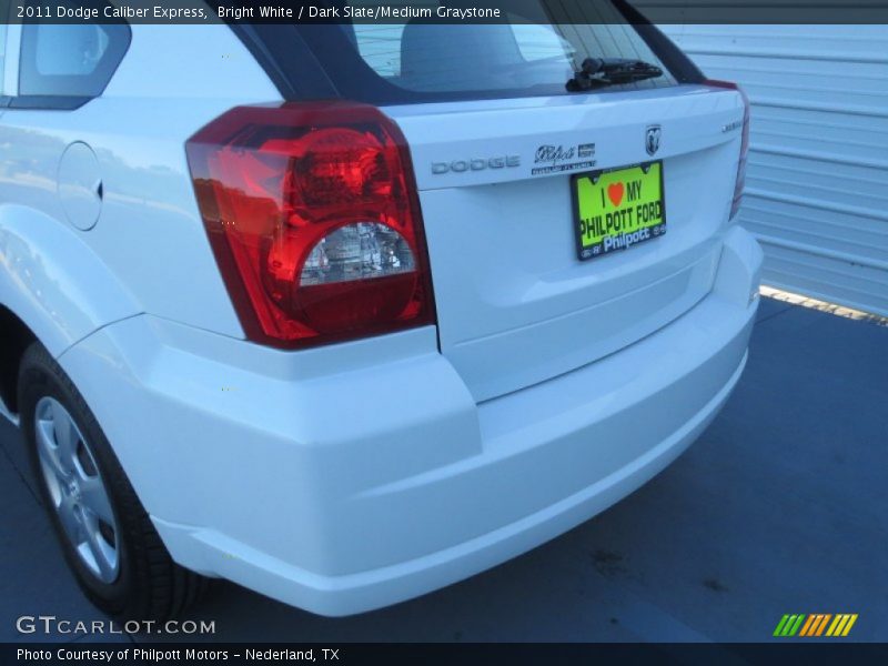 Bright White / Dark Slate/Medium Graystone 2011 Dodge Caliber Express