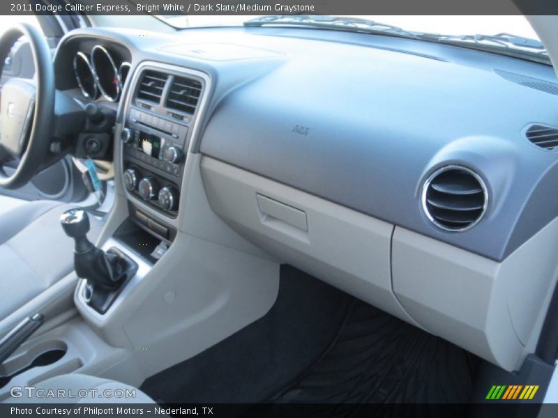 Bright White / Dark Slate/Medium Graystone 2011 Dodge Caliber Express