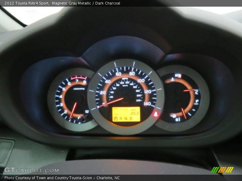 Magnetic Gray Metallic / Dark Charcoal 2012 Toyota RAV4 Sport