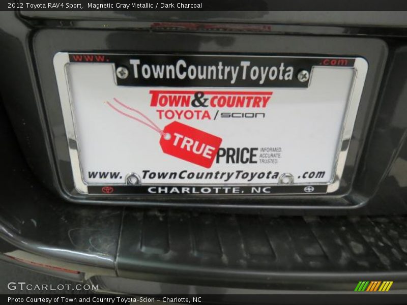 Magnetic Gray Metallic / Dark Charcoal 2012 Toyota RAV4 Sport