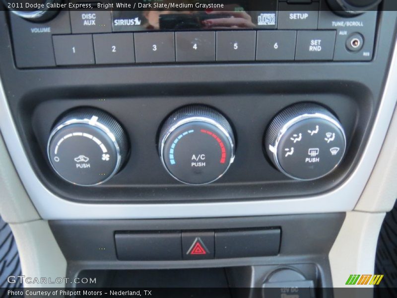 Bright White / Dark Slate/Medium Graystone 2011 Dodge Caliber Express