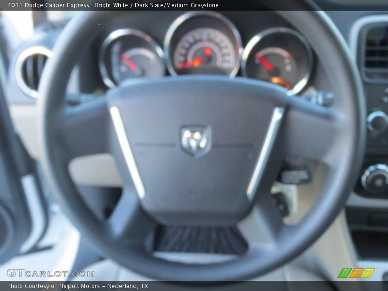Bright White / Dark Slate/Medium Graystone 2011 Dodge Caliber Express