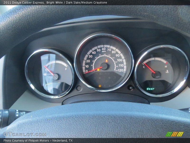 Bright White / Dark Slate/Medium Graystone 2011 Dodge Caliber Express