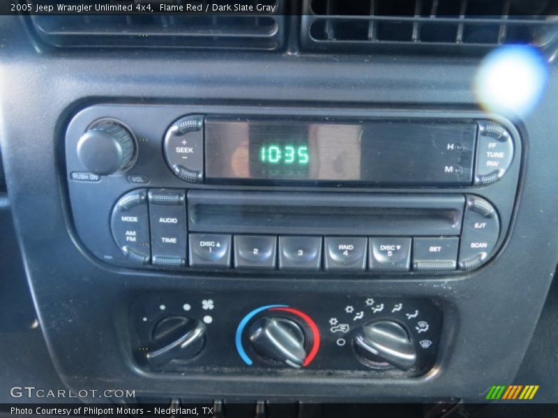 Flame Red / Dark Slate Gray 2005 Jeep Wrangler Unlimited 4x4