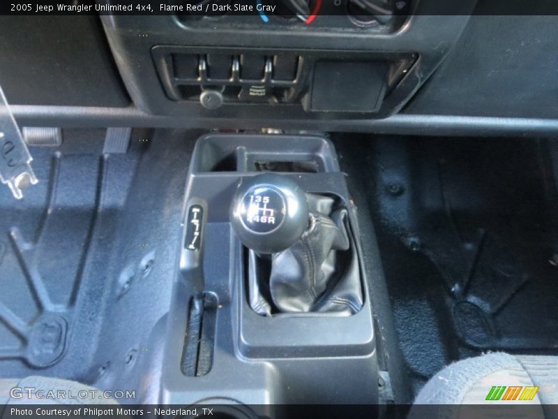 Flame Red / Dark Slate Gray 2005 Jeep Wrangler Unlimited 4x4