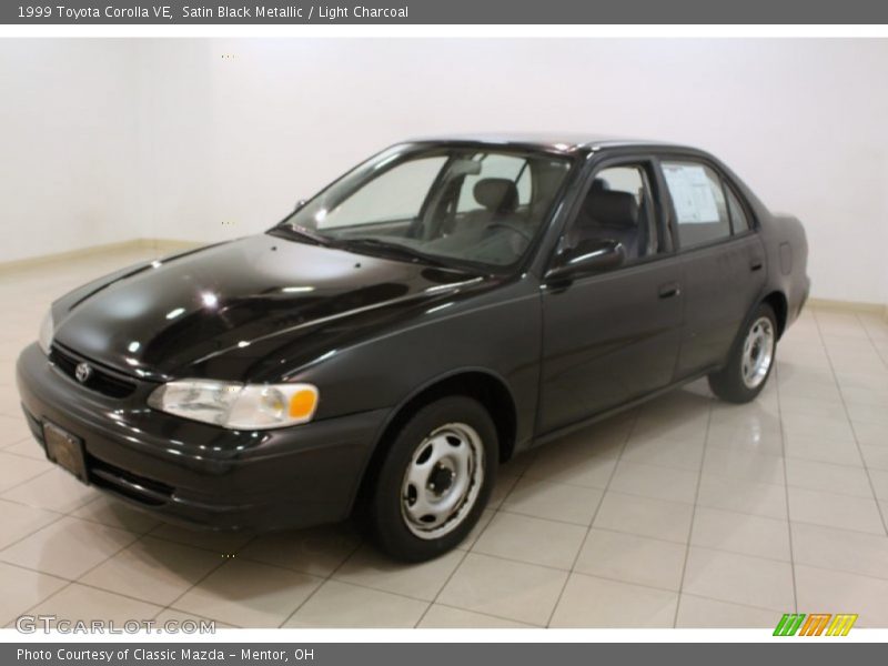 Satin Black Metallic / Light Charcoal 1999 Toyota Corolla VE