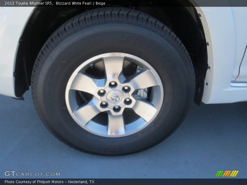 Blizzard White Pearl / Beige 2013 Toyota 4Runner SR5