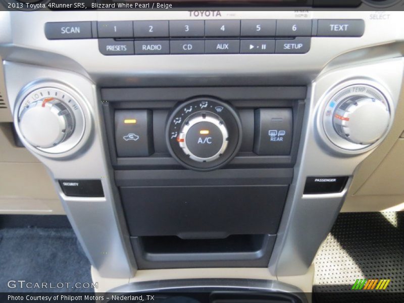 Blizzard White Pearl / Beige 2013 Toyota 4Runner SR5