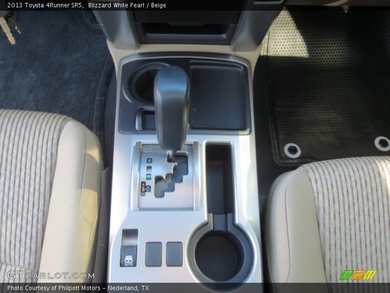 Blizzard White Pearl / Beige 2013 Toyota 4Runner SR5